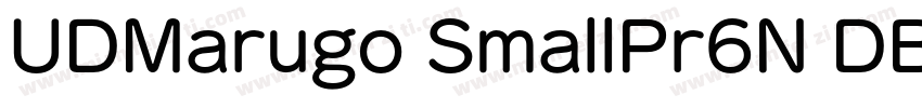 UDMarugo SmallPr6N DB字体转换